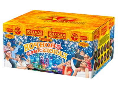 Ночной звездопад Комбинированный Фейерверк купить в Коноше | konosha.salutsklad.ru