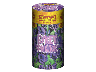 Букет фиалок Пиротехнический фонтан купить в Коноше | konosha.salutsklad.ru