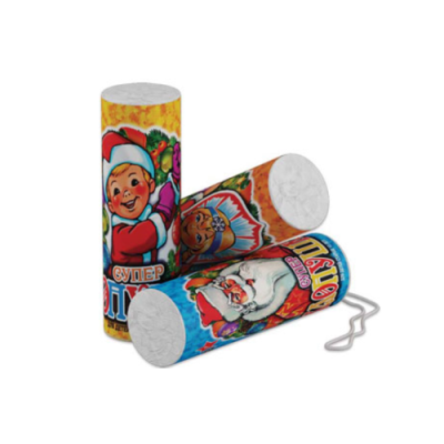 Супер с серпантином Хлопушки купить в Коноше | konosha.salutsklad.ru