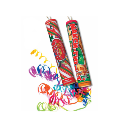 Макси-Гигант с серпантином Хлопушки купить в Коноше | konosha.salutsklad.ru