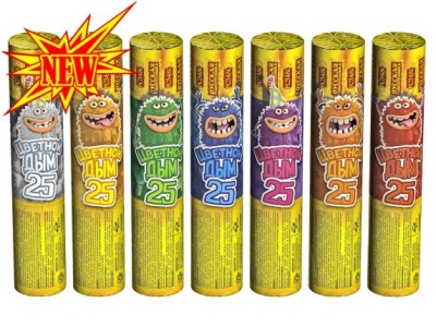 Цветной дым 25 Цветной дым купить в Коноше | konosha.salutsklad.ru