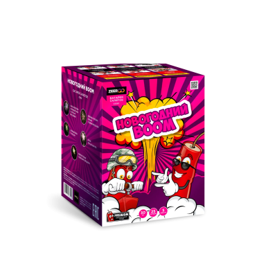 Новогодний BOOM Фейерверк купить в Коноше | konosha.salutsklad.ru